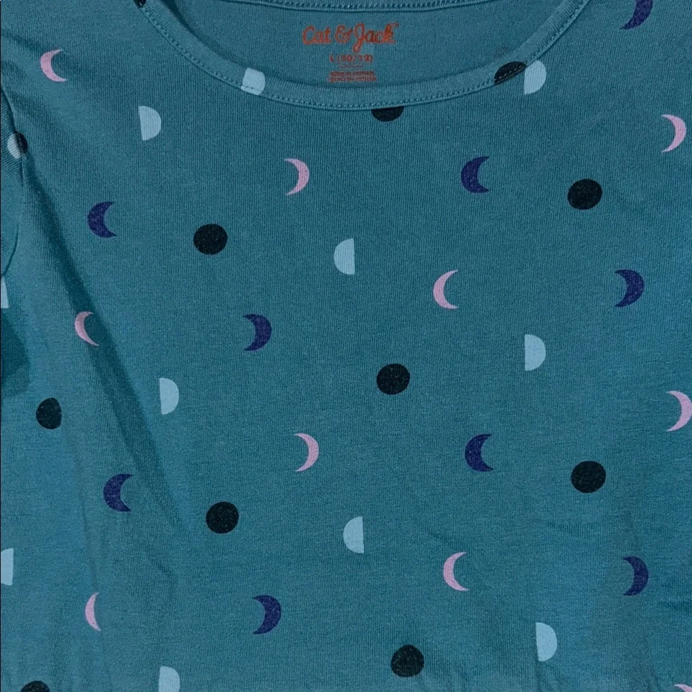 Cat & Jack Blue Moon and Dot Casual Dress